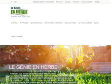 Tablet Screenshot of legenieenherbe.com